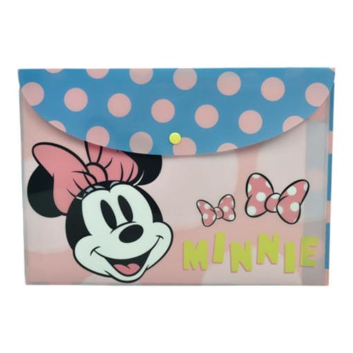 Picture of MINNIE A4 BUTTON ENVELOPE